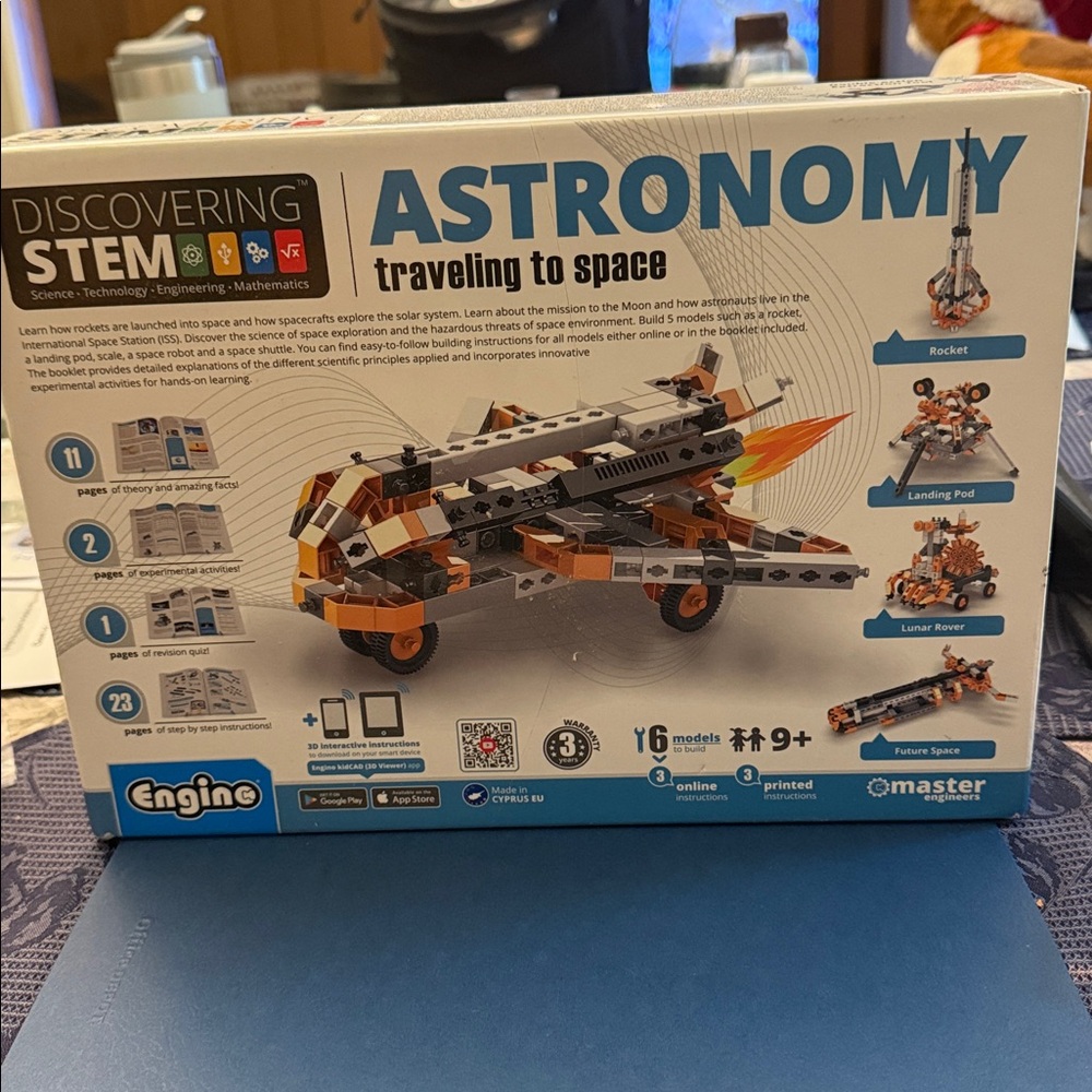 Engino STEM Kit, Astronomy Travelling to Space, Building Toys for Kids 9+